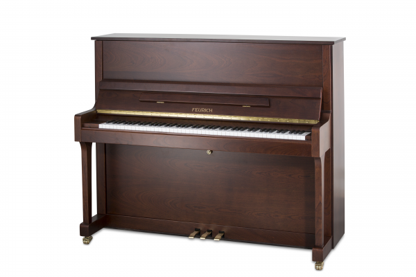 Feurich 122 Universal Nussbaum satiniert Messing