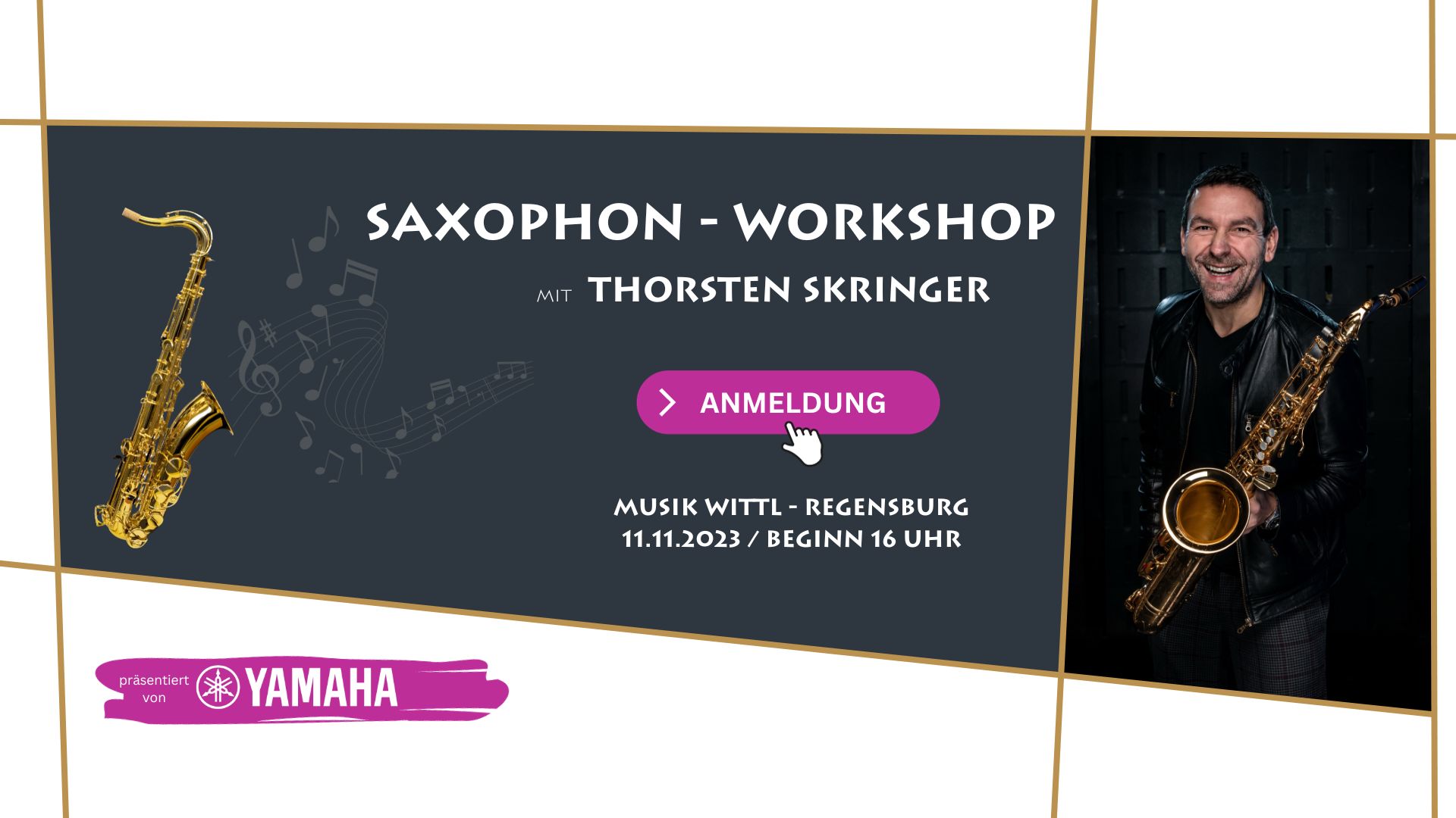 Thorsten Skringer - Saxophon Workshop | 11.11.2023