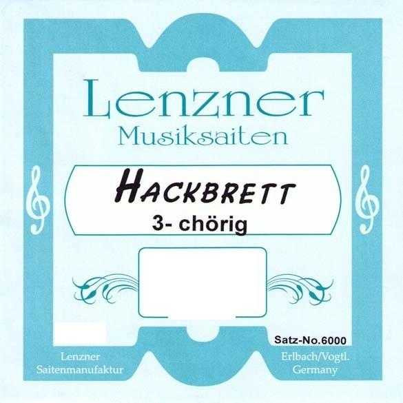 Lenzner Hackbrettsaite 18 a' Silberstahl blank 3-chörig