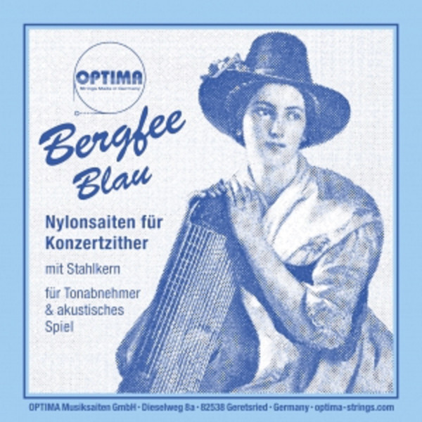 Optima Bergfee 1331 15 F Harfenzither Basssaite