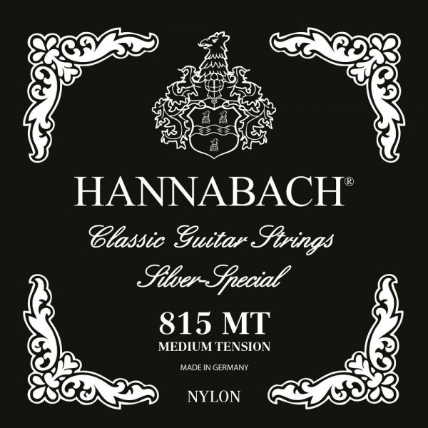Saiten-fuer-Konzertgitarre-Hannabach-815-MT-Satz-Schwarz-Silver-Special-5533