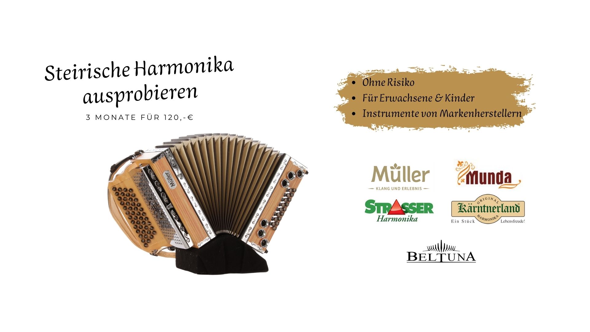 Jetzt bei uns Steirische Harmonika ausprobieren
